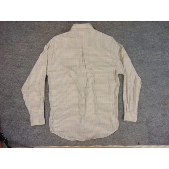 Tricots St Raphael Mens Small Brown Blue Plaid Blue Plaid - Picture 2 of 7